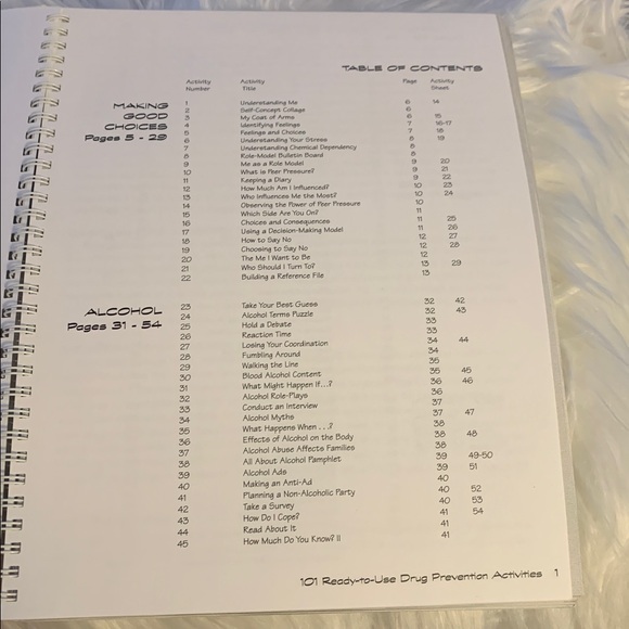 101 Ready-to-Use Drug Prevention Activities Book - Picture 4 of 6